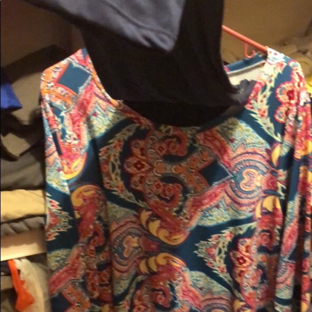3/4 sleeve dress with leggings to match